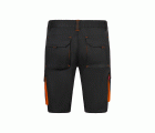 103034S.BERMUDA STRETCH BICOLOR NEGRO/NARANJA 34