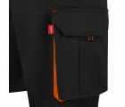103034S.BERMUDA STRETCH BICOLOR NEGRO/NARANJA 34