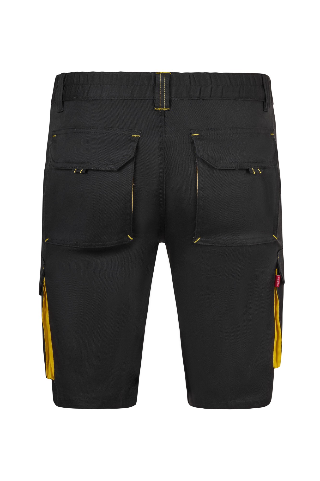 103034S.BERMUDA STRETCH BICOLOR NEGRO/AMARILLO 34