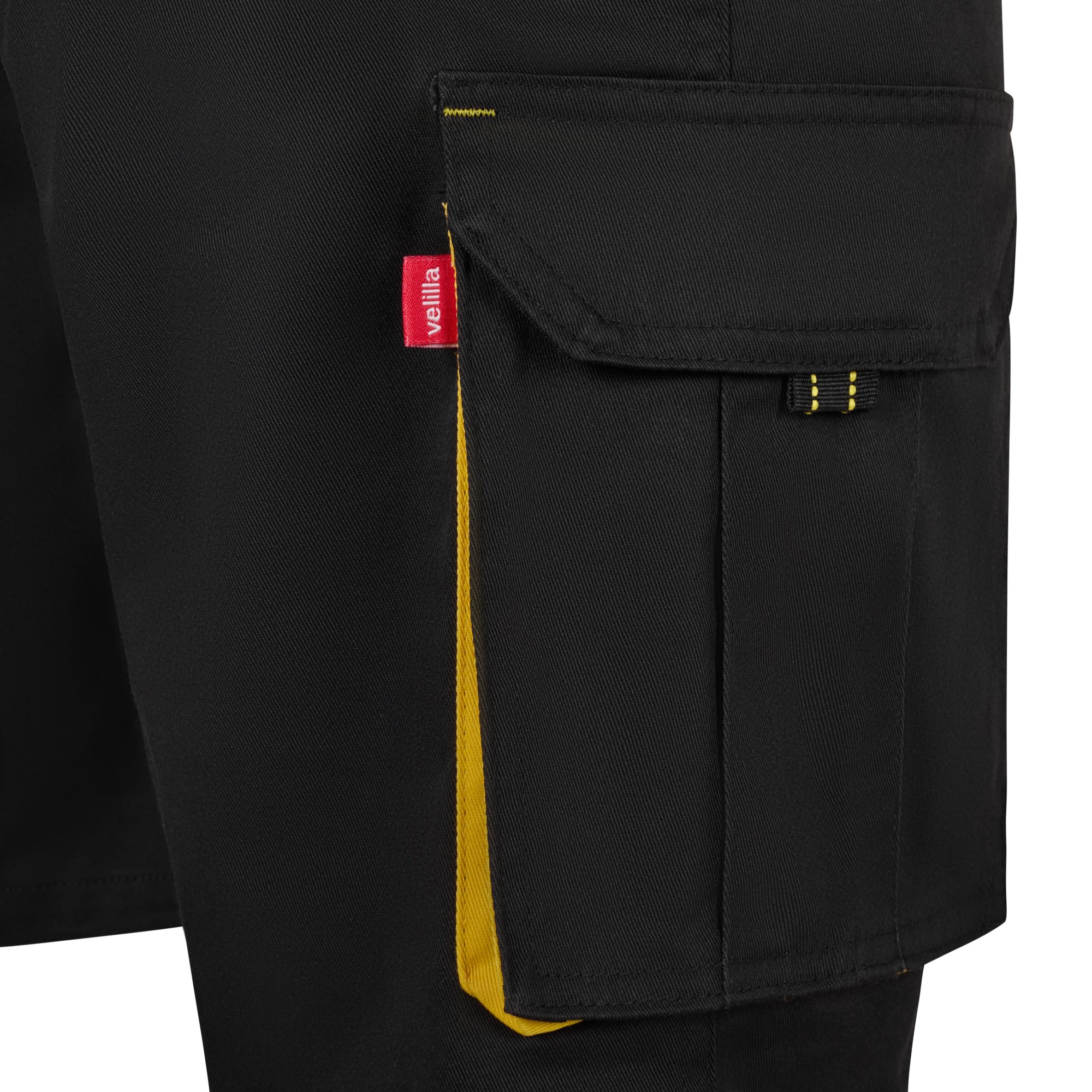 103034S.BERMUDA STRETCH BICOLOR NEGRO/AMARILLO 34