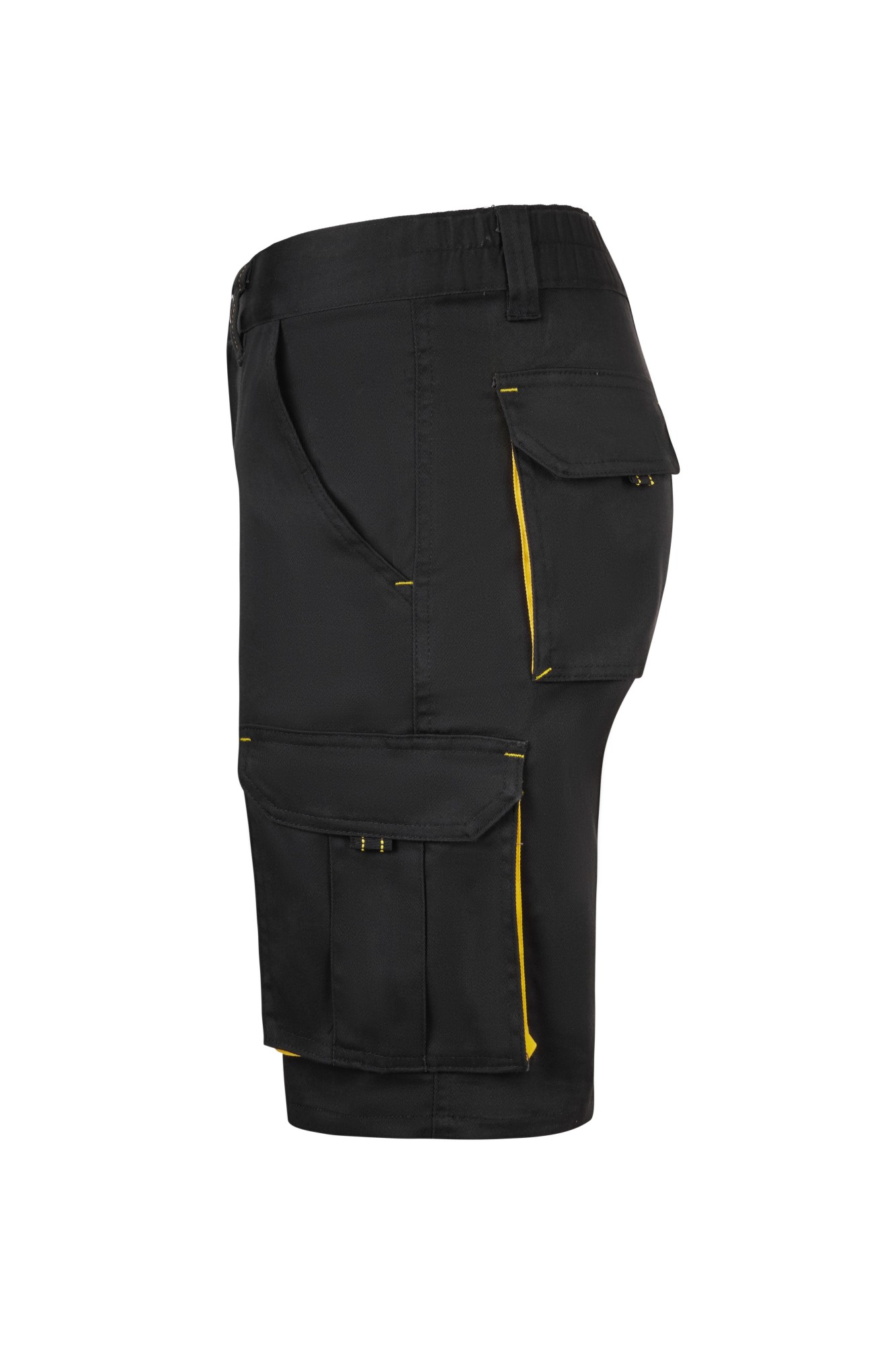 103034S.BERMUDA STRETCH BICOLOR NEGRO/AMARILLO 34