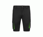 103034S.BERMUDA STRETCH BICOLOR NEGRO/VERDE LIMA 34