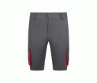103034S.BERMUDA STRETCH BICOLOR GRIS/ROJO 34