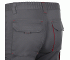 103034S.BERMUDA STRETCH BICOLOR GRIS/ROJO 34