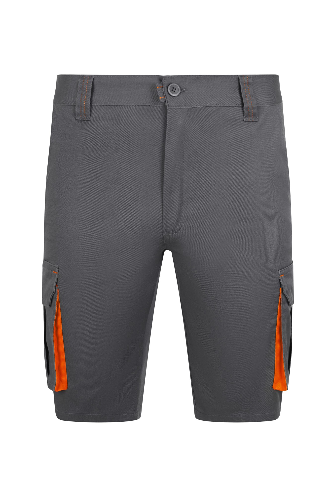 103034S.BERMUDA STRETCH BICOLOR GRIS/NARANJA 34