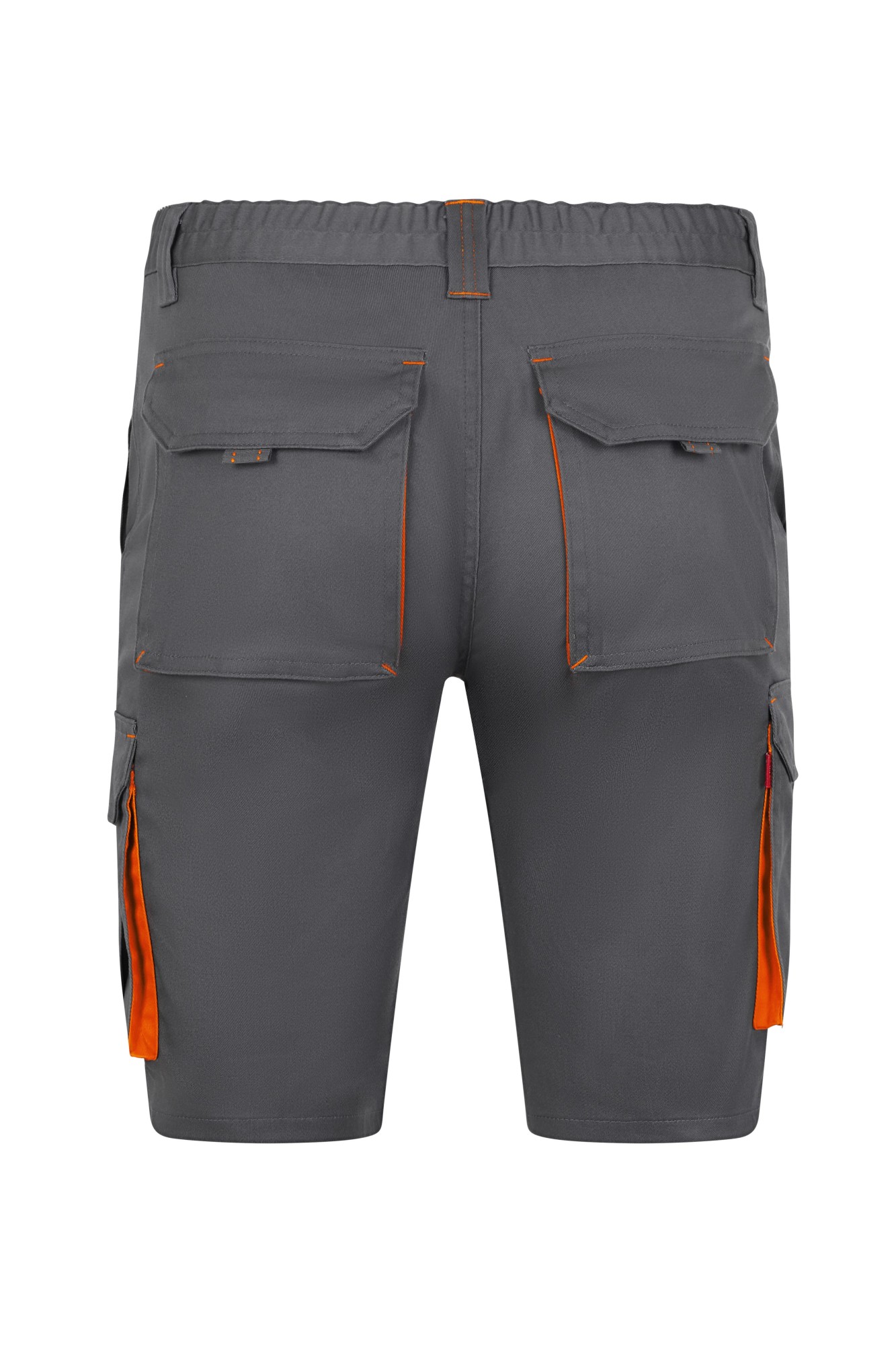 103034S.BERMUDA STRETCH BICOLOR GRIS/NARANJA 34