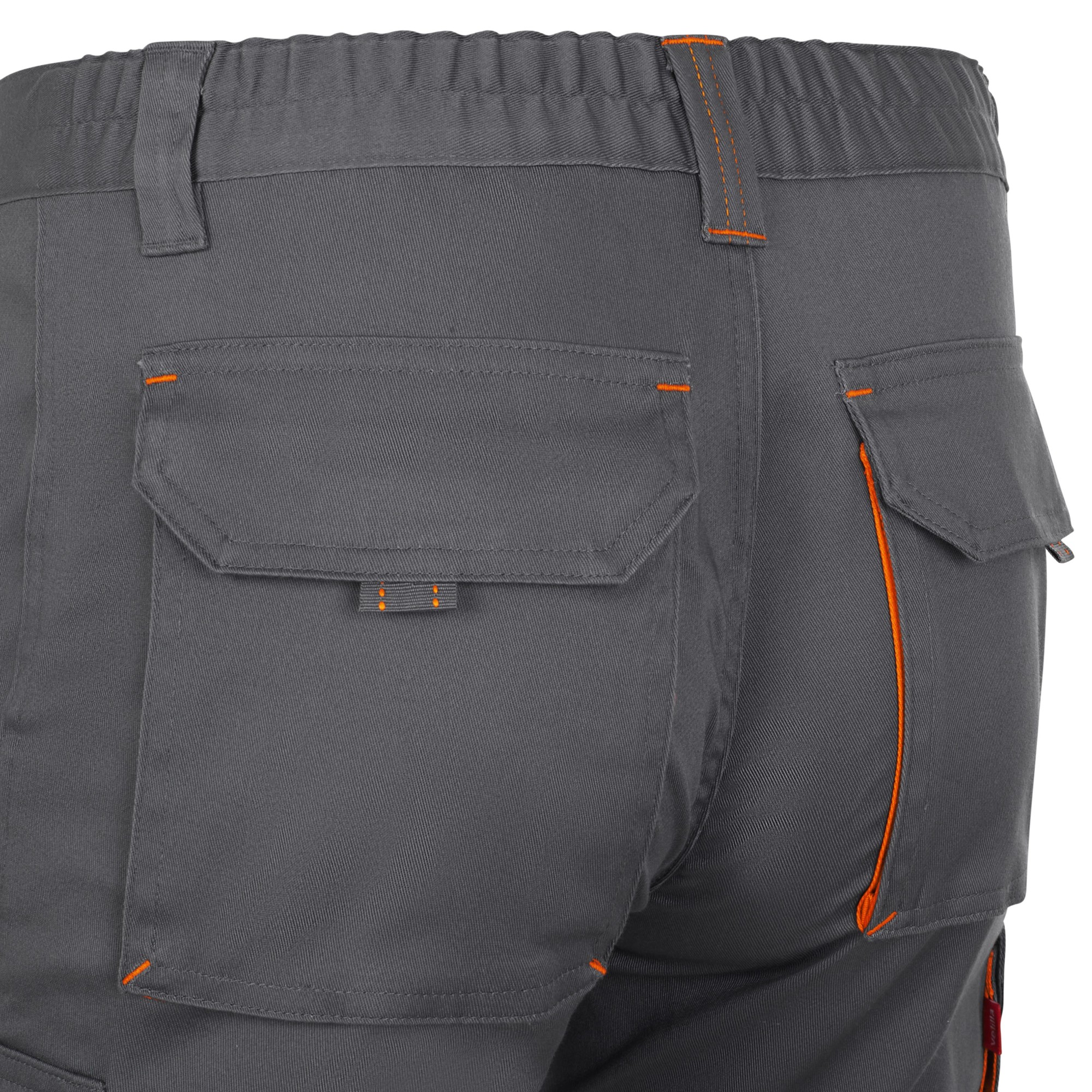 103034S.BERMUDA STRETCH BICOLOR GRIS/NARANJA 34