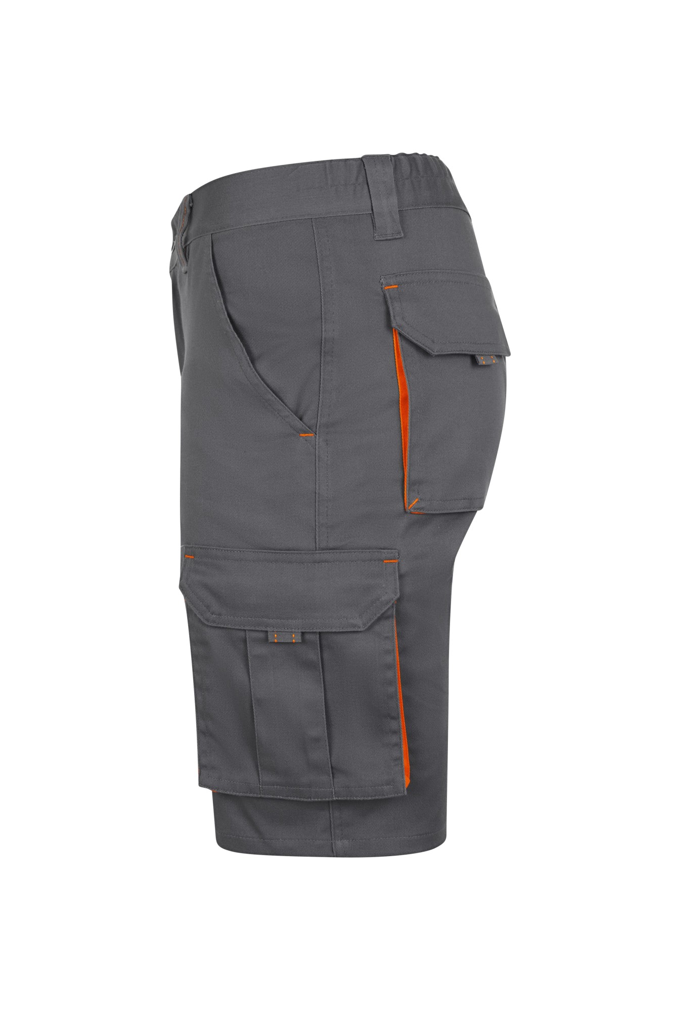 103034S.BERMUDA STRETCH BICOLOR GRIS/NARANJA 34