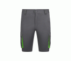 103034S.BERMUDA STRETCH BICOLOR GRIS/VERDE LIMA 34