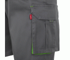 103034S.BERMUDA STRETCH BICOLOR GRIS/VERDE LIMA 34