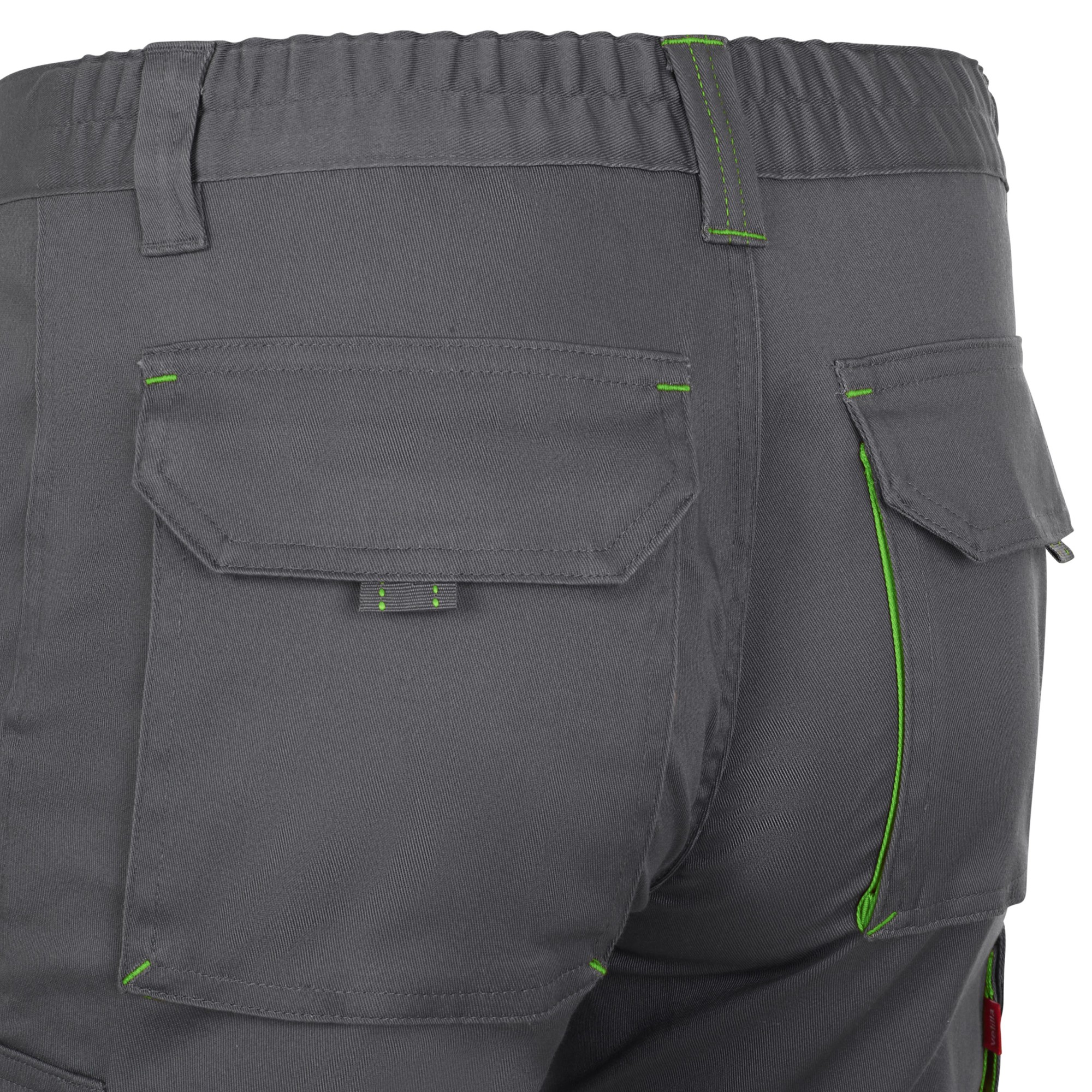 103034S.BERMUDA STRETCH BICOLOR GRIS/VERDE LIMA 34