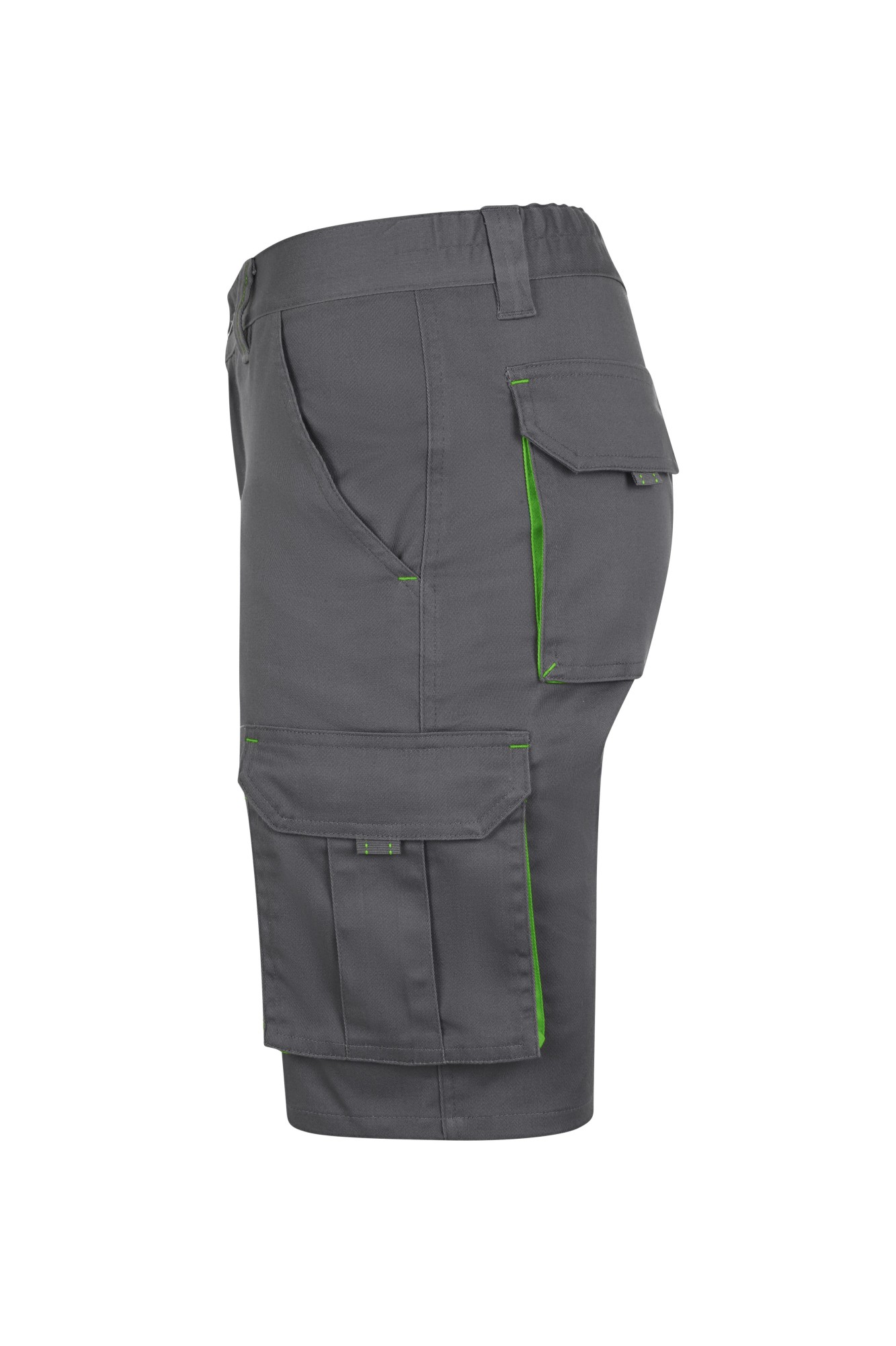 103034S.BERMUDA STRETCH BICOLOR GRIS/VERDE LIMA 34