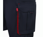 103034S.BERMUDA STRETCH BICOLOR AZUL NAVY/ROJO 34