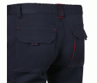103034S.BERMUDA STRETCH BICOLOR AZUL NAVY/ROJO 34