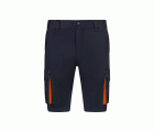 103034S.BERMUDA STRETCH BICOLOR AZUL NAVY/NARANJA 34