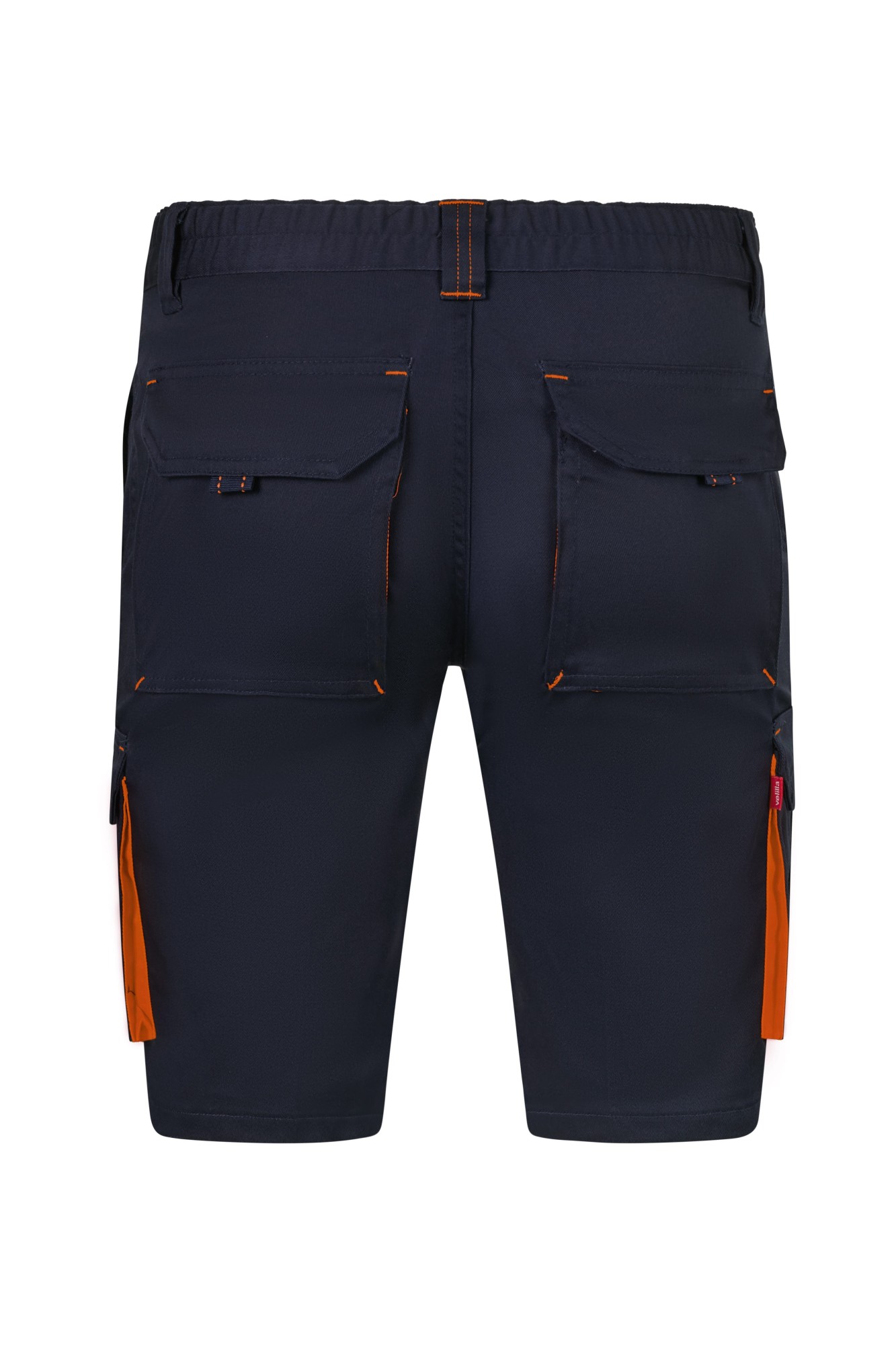 103034S.BERMUDA STRETCH BICOLOR AZUL NAVY/NARANJA 34
