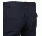 103034S.BERMUDA STRETCH BICOLOR AZUL NAVY/NARANJA 34