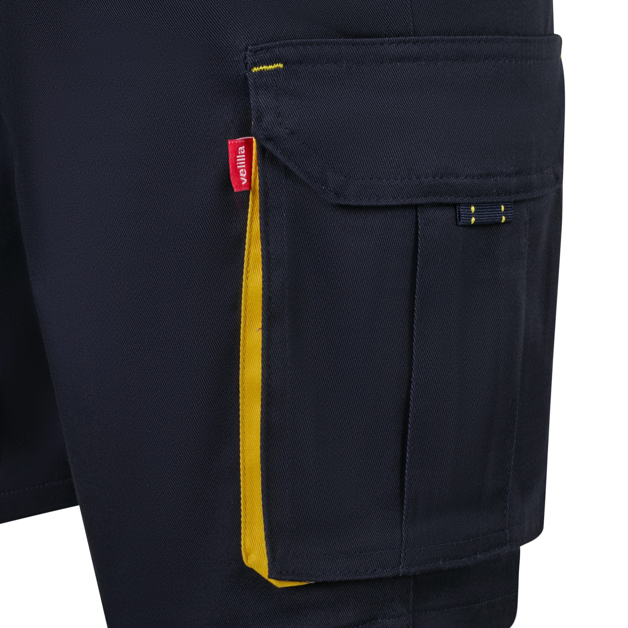 103034S.BERMUDA STRETCH BICOLOR AZUL NAVY/AMARILLO 34