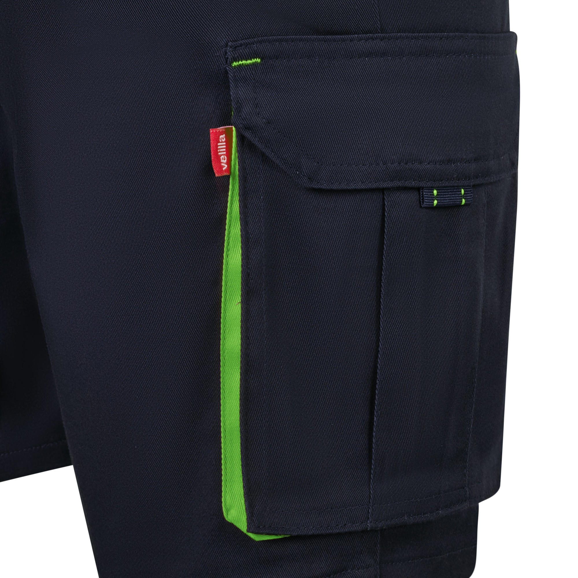 103034S.BERMUDA STRETCH BICOLOR AZUL NAVY/VERDE LIMA 34