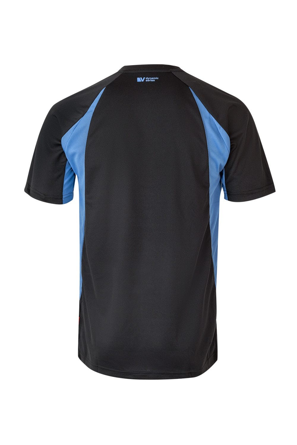 105501.CAMISETA TÉCNICA BICOLOR NEGRO/CELESTE 2XL