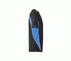105501.CAMISETA TÉCNICA BICOLOR NEGRO/CELESTE 2XL
