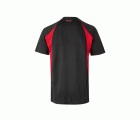 105501.CAMISETA TÉCNICA BICOLOR NEGRO/ROJO 2XL