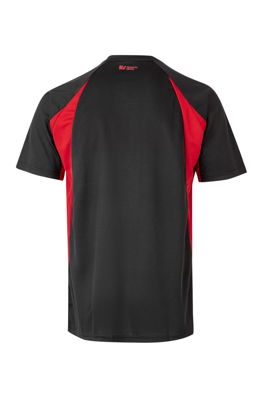 105501.CAMISETA TÉCNICA BICOLOR NEGRO/ROJO 2XL