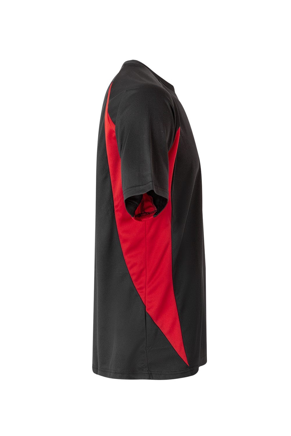 105501.CAMISETA TÉCNICA BICOLOR NEGRO/ROJO 2XL