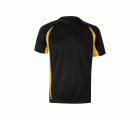 105501.CAMISETA TÉCNICA BICOLOR NEGRO/AMARILLO 2XL