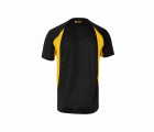 105501.CAMISETA TÉCNICA BICOLOR NEGRO/AMARILLO 2XL