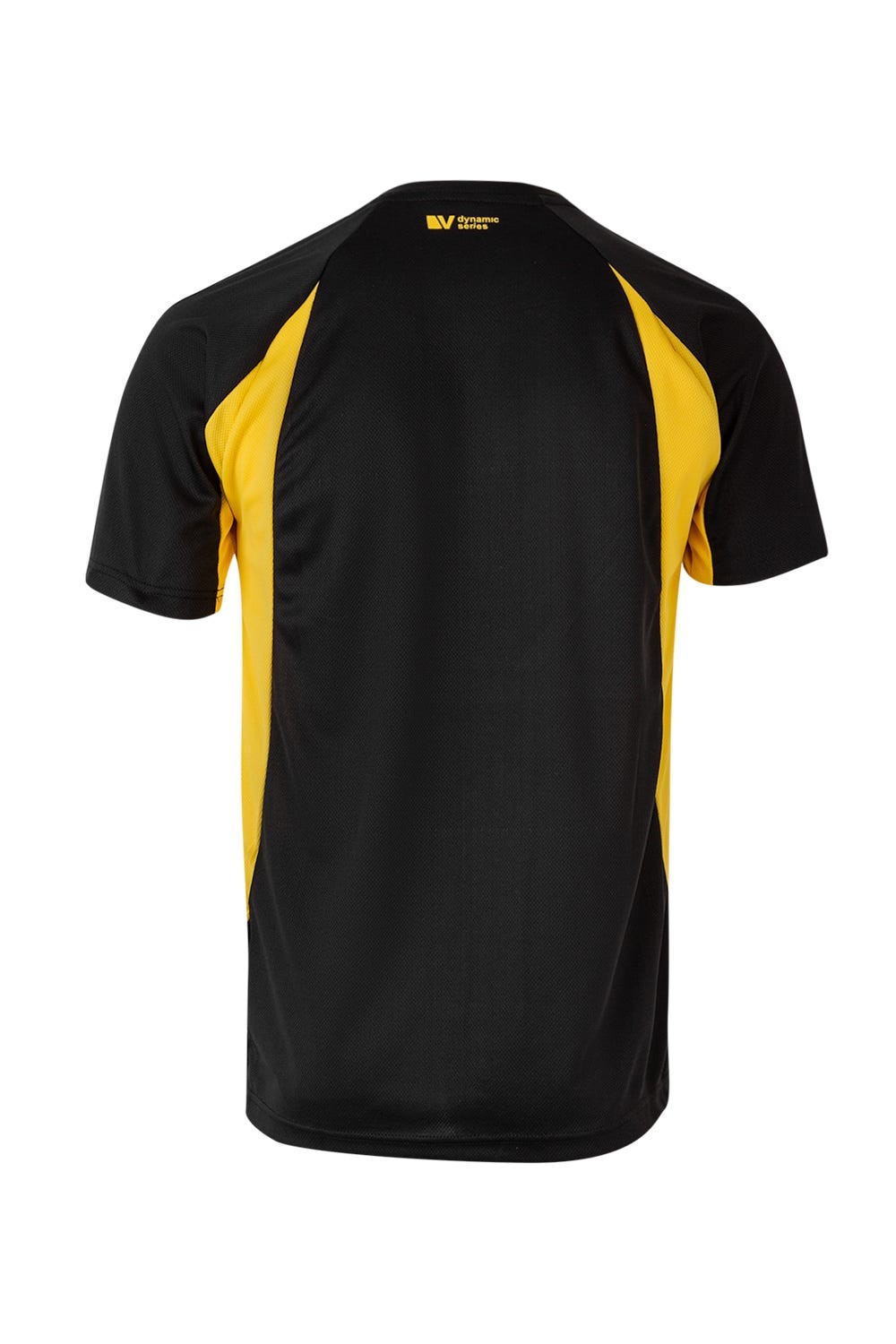 105501.CAMISETA TÉCNICA BICOLOR NEGRO/AMARILLO 2XL