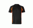 105501.CAMISETA TÉCNICA BICOLOR NEGRO/NARANJA FLÚOR 2XL