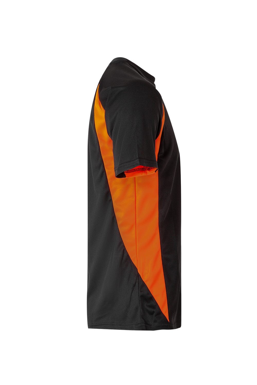 105501.CAMISETA TÉCNICA BICOLOR NEGRO/NARANJA FLÚOR 2XL