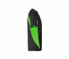 105501.CAMISETA TÉCNICA BICOLOR NEGRO/VERDE LIMA 2XL