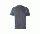105501.CAMISETA TÉCNICA BICOLOR GRIS/CELESTE 2XL