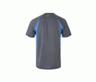 105501.CAMISETA TÉCNICA BICOLOR GRIS/CELESTE 2XL