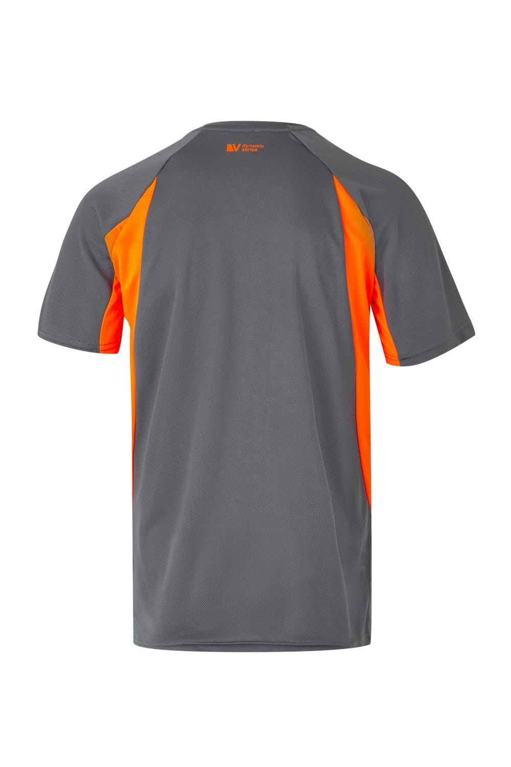 105501.CAMISETA TÉCNICA BICOLOR GRIS/NARANJA FLÚOR 2XL
