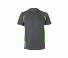 105501.CAMISETA TÉCNICA BICOLOR GRIS/VERDE LIMA 2XL