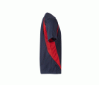 105501.CAMISETA TÉCNICA BICOLOR AZUL NAVY/ROJO 2XL