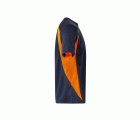 105501.CAMISETA TÉCNICA BICOLOR AZUL NAVY/NARANJA FLÚOR 2XL