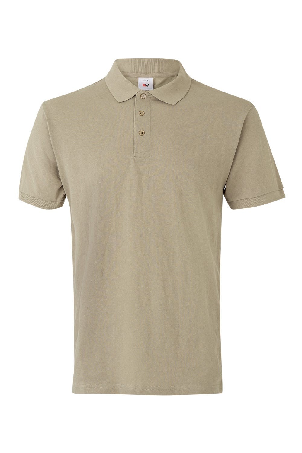 105502.POLO MC BEIGE ARENA 2XL