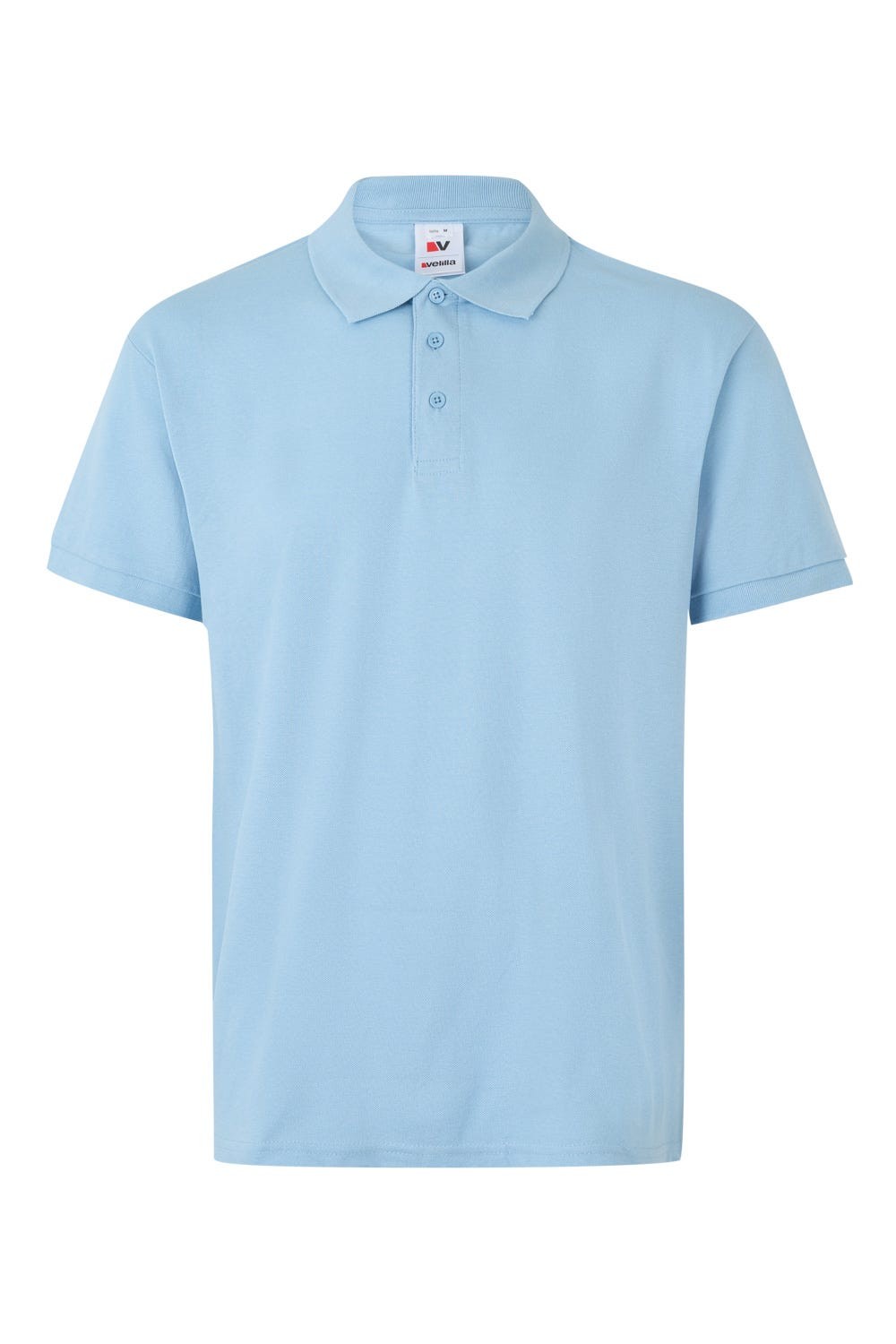 105502.POLO MC CELESTE CLARO 2XL
