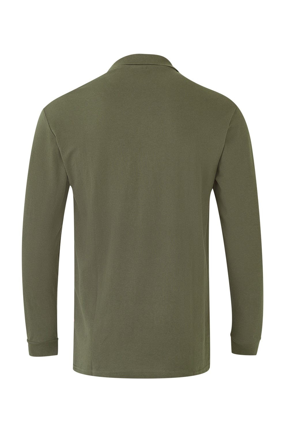 105503.POLO ML VERDE CAZA 2XL