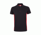 105504.POLO BICOLOR MC NEGRO/ROJO 2XL