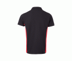 105504.POLO BICOLOR MC NEGRO/ROJO 2XL