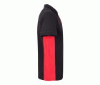 105504.POLO BICOLOR MC NEGRO/ROJO 2XL
