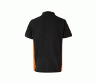 105504.POLO BICOLOR MC NEGRO/NARANJA 2XL