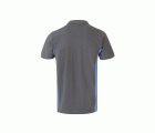 105504.POLO BICOLOR MC GRIS/CELESTE 2XL