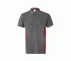 105504.POLO BICOLOR MC GRIS/ROJO 2XL