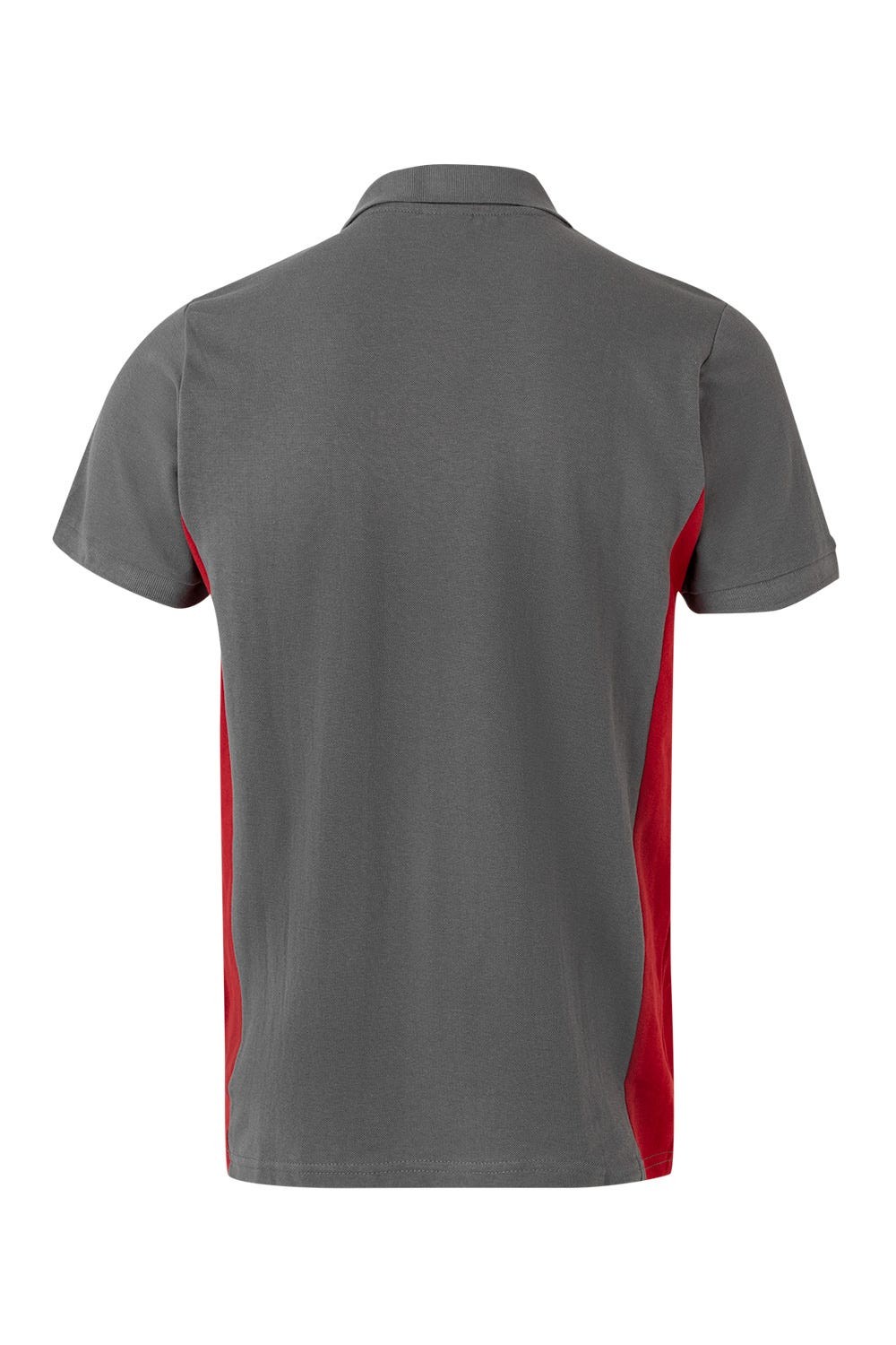 105504.POLO BICOLOR MC GRIS/ROJO 2XL